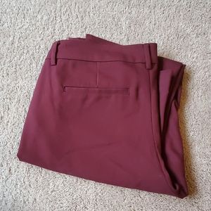 Liverpool dress pants, maroon size 29/8